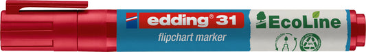 EDDING Flipchart Marker 31 1.5-3mm 31-2 rot