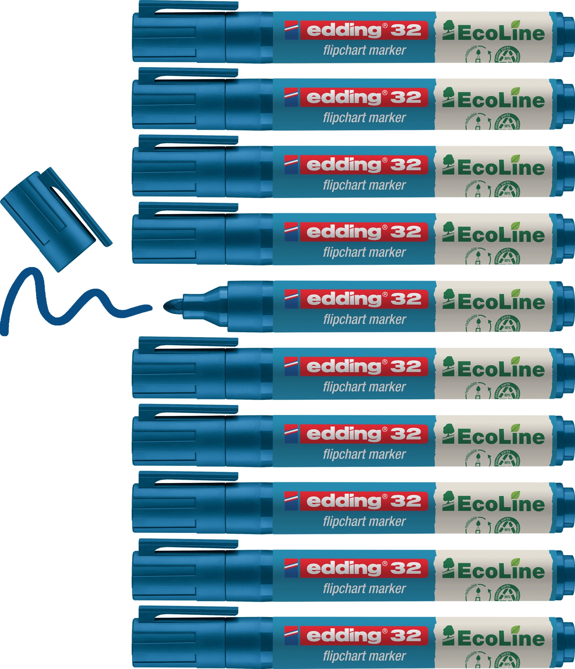 EDDING Flipchart Marker 31 1.5-3mm 31-3 blau