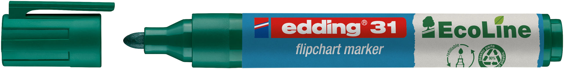 EDDING Flipchart Marker 31 1.5-3mm 31-4 grün