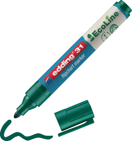 EDDING Flipchart Marker 31 1.5-3mm 31-4 grün