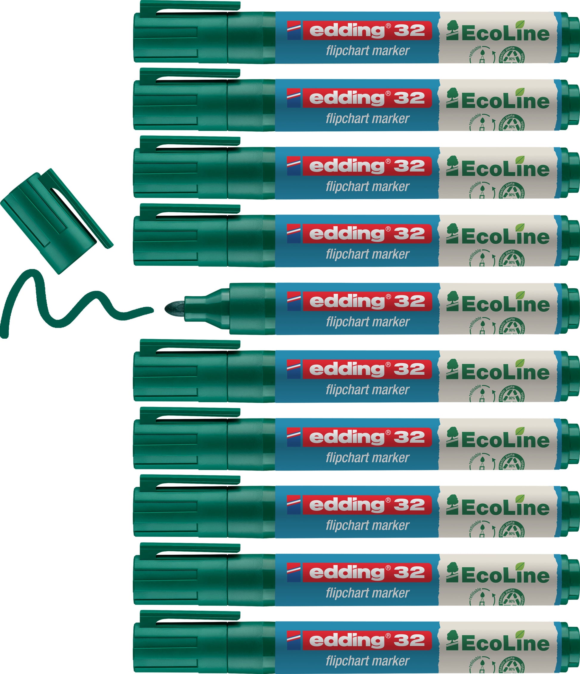 EDDING Flipchart Marker 31 1.5-3mm 31-4 grün