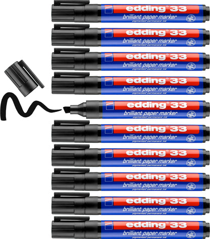 EDDING Permanent Marker 33 33-1 schwarz