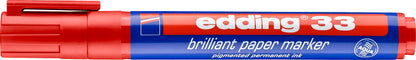 EDDING Permanent Marker 33 33-2 rot