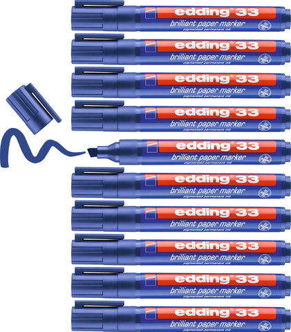 EDDING Permanent Marker 33 33-3 blau