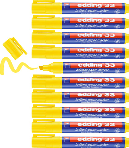 EDDING Permanent Marker 33 1-5mm 33-5 gelb
