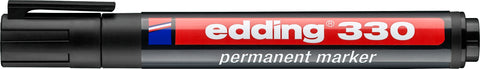 EDDING Permanent Marker 330 1-5mm 330-001 schwarz
