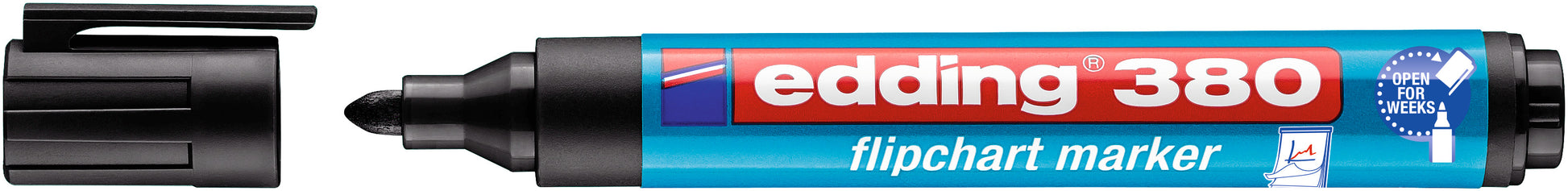 EDDING Flipchart Marker 380 1,5-3mm 380-1 schwarz