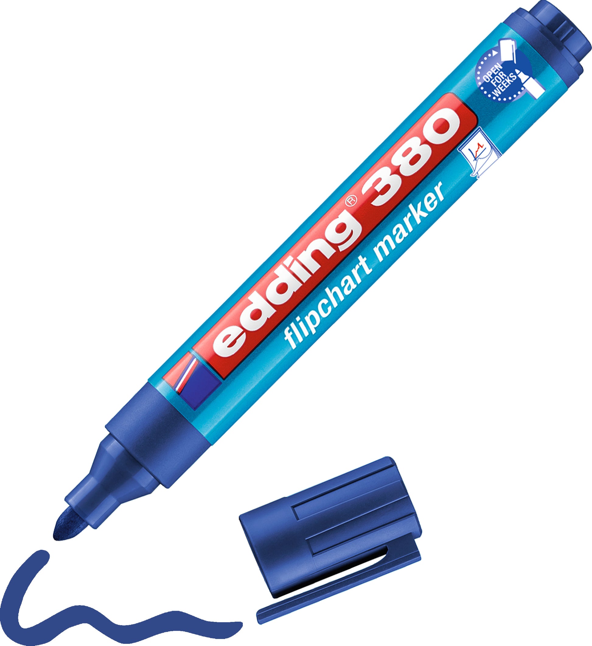 EDDING Flipchart Marker 380 1,5-3mm 380-3 blau