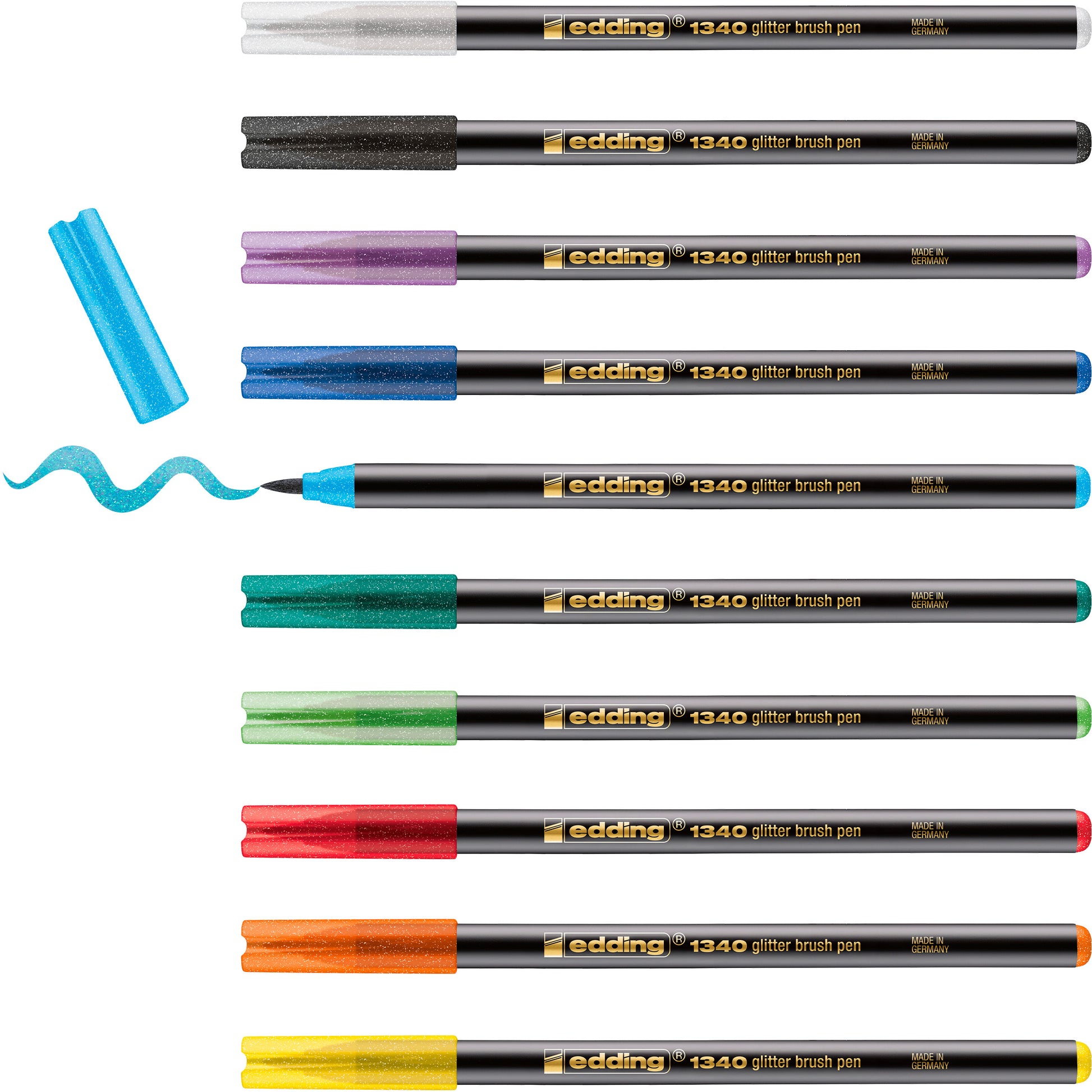 EDDING Brushpen 1340 4-1340-10-4 Glitzer E-10 10 Stück