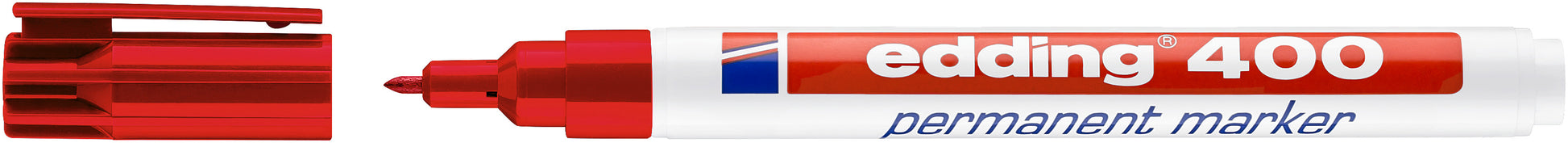EDDING Permanent Marker 400 -1mm 400-2 rot