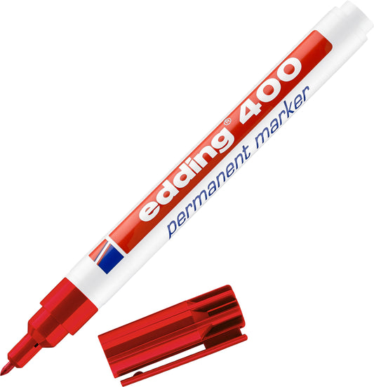 EDDING Permanent Marker 400 -1mm 400-2 rot