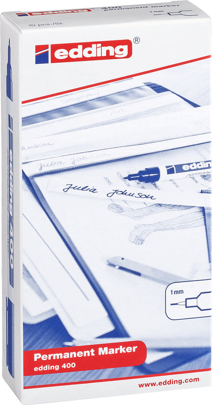 EDDING Permanent Marker 400 400-99 10 Farben