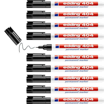 EDDING Permanent Marker 404 404-1 schwarz