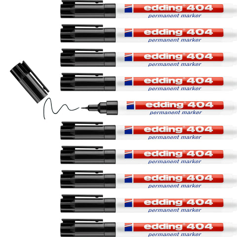 EDDING Permanent Marker 404 404-1 schwarz