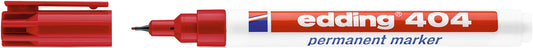 EDDING Permanent Marker 404 404-2 rot