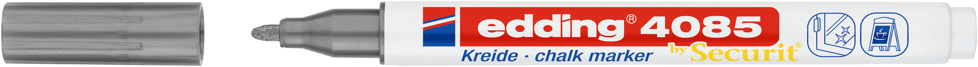 EDDING Chalk Marker 4085 1-2mm 4085-054 silber