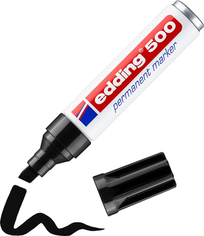 EDDING Permanent Marker 500 2-7mm 500-1 schwarz