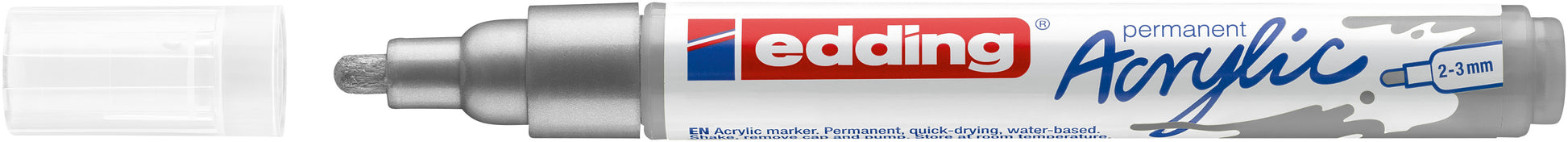 EDDING Acrylmarker 5100 2-3mm 5100-923 silber sdm