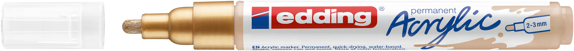 EDDING Acrylmarker 5100 2-3mm 5100-924 reichgold sdm