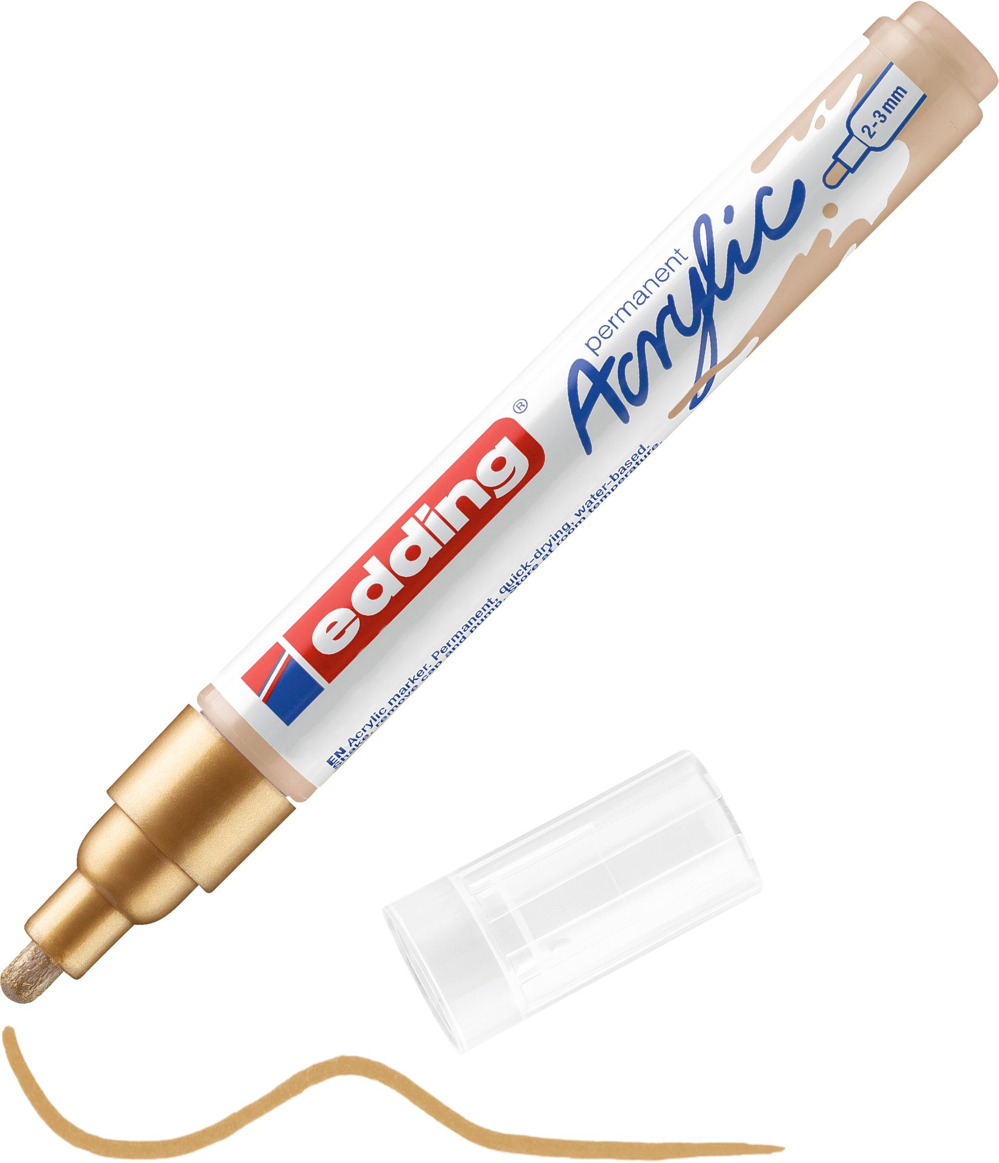 EDDING Acrylmarker 5100 2-3mm 5100-924 reichgold sdm