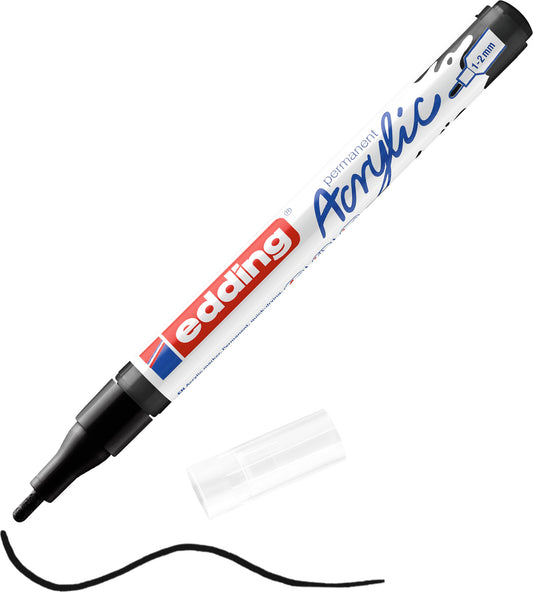 EDDING Acrylmarker 5300 1-2mm 5300-901 tiefschwarz sdm