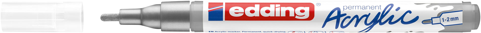 EDDING Acrylmarker 5300 1-2mm 5300-923 silber sdm