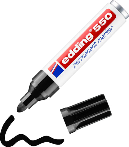 EDDING Permanent Marker 550 3-4mm 550-1 schwarz