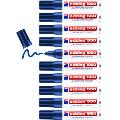 EDDING Permanent Marker 550 3-4mm 550-3 blau