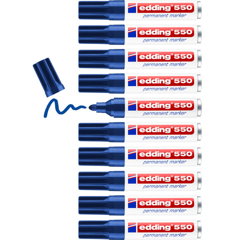 EDDING Permanent Marker 550 3-4mm 550-3 blau