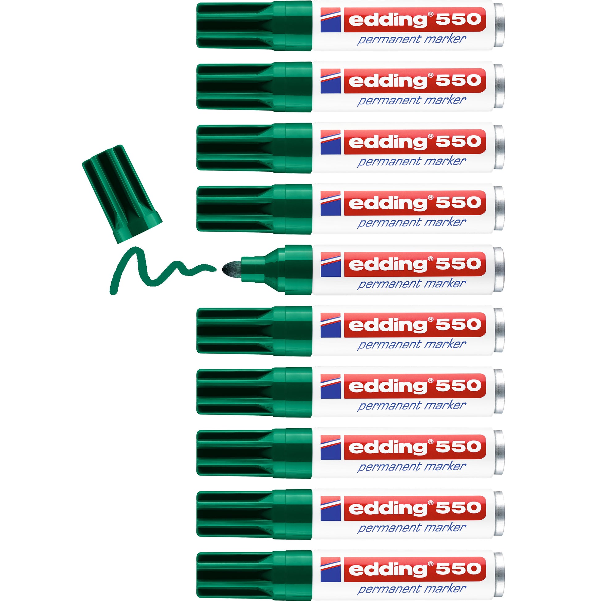 EDDING Permanent Marker 550 3-4mm 550-4 grün