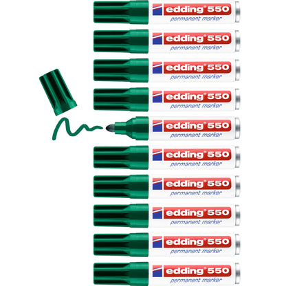 EDDING Permanent Marker 550 3-4mm 550-4 grün