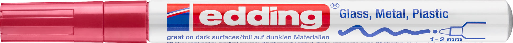 EDDING Paintmarker 751 CREA 1-2mm 751-2 CREA rot