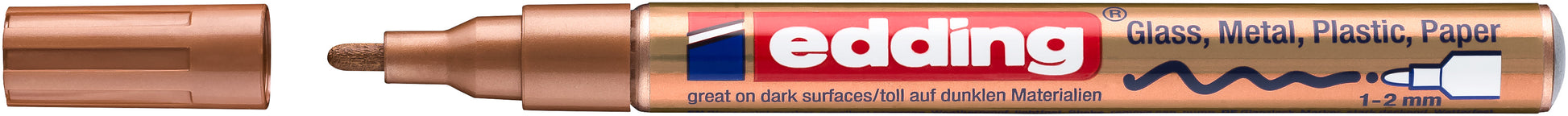EDDING Paintmarker 751 CREA 1-2mm 751-55 CREA kupfer