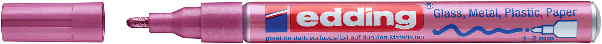 EDDING Paintmarker 751 CREA 1-2mm 751-79 CREA pink-metallic