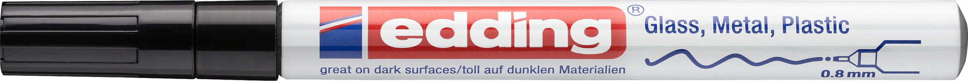 EDDING Paintmarker 780 0,8mm 780-1 CREA schwarz