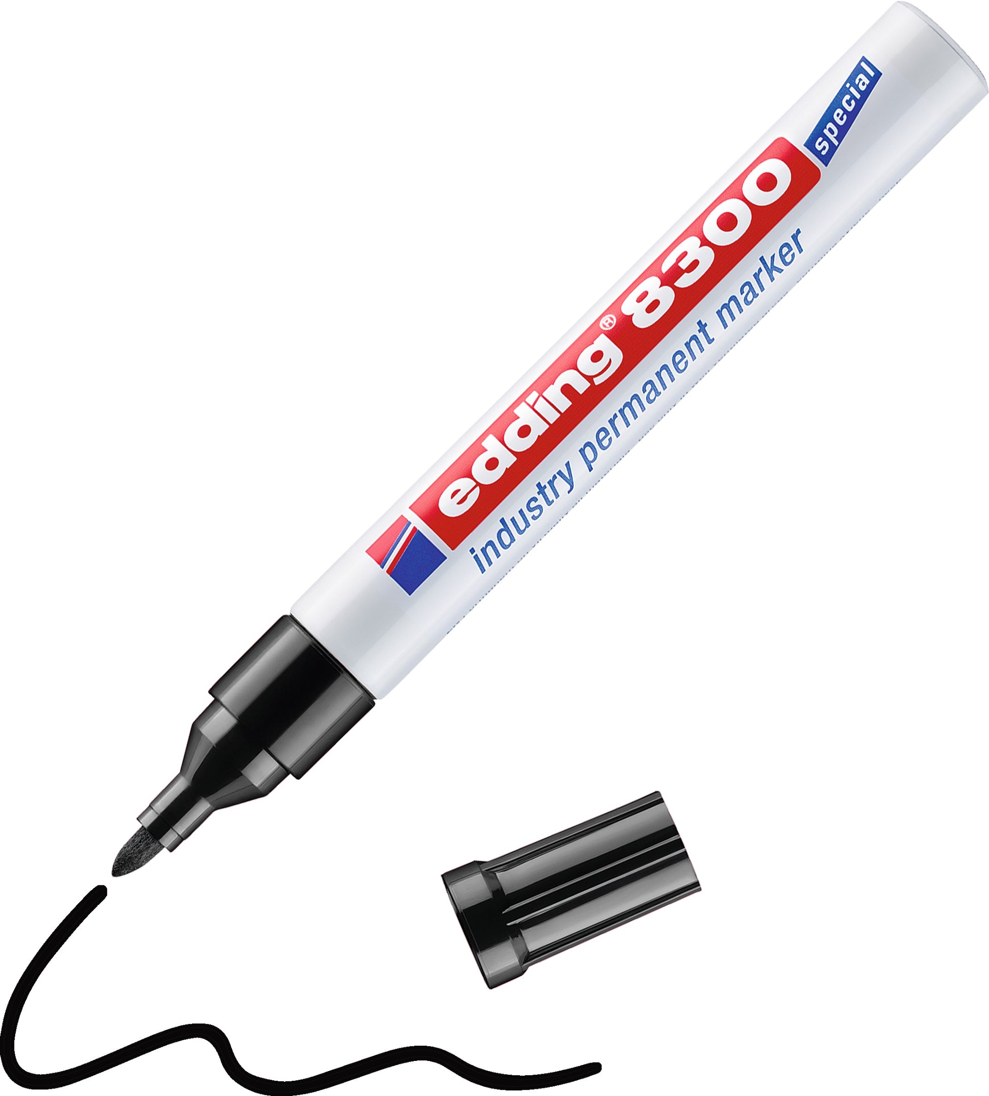 EDDING Permanent Marker 8300 1,5-3mm 8300-1 schwarz