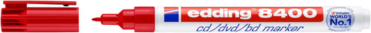 EDDING CD-Marker 8400 0,5-1mm 8400-2 rot