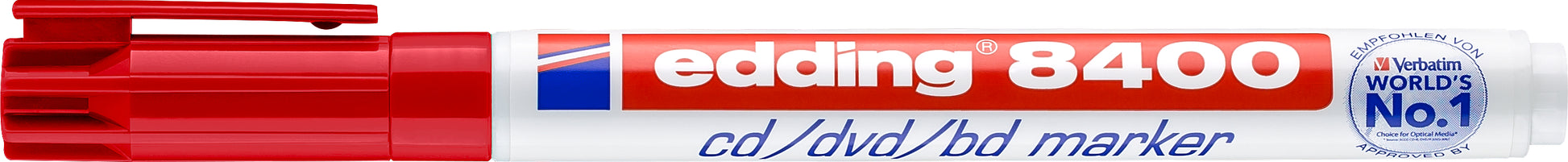 EDDING CD-Marker 8400 0,5-1mm 8400-2 rot