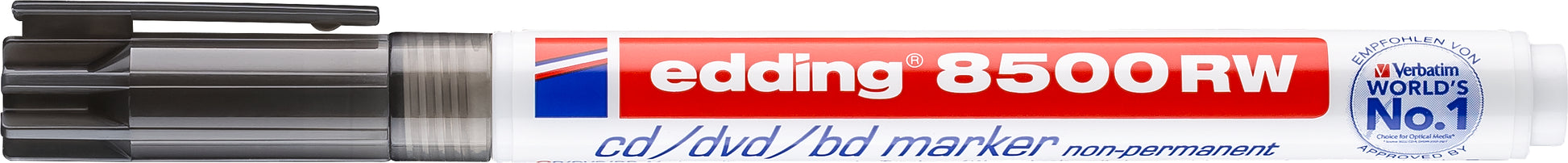 EDDING Marker 8500RW CD/DVD/BD 1mm 8500-1 schwarz non-perm.