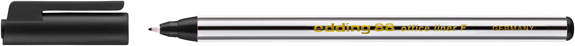 EDDING Fineliner 88 officeliner 0,6mm 88-1 schwarz