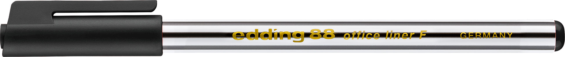 EDDING Fineliner 88 officeliner 0,6mm 88-1 schwarz