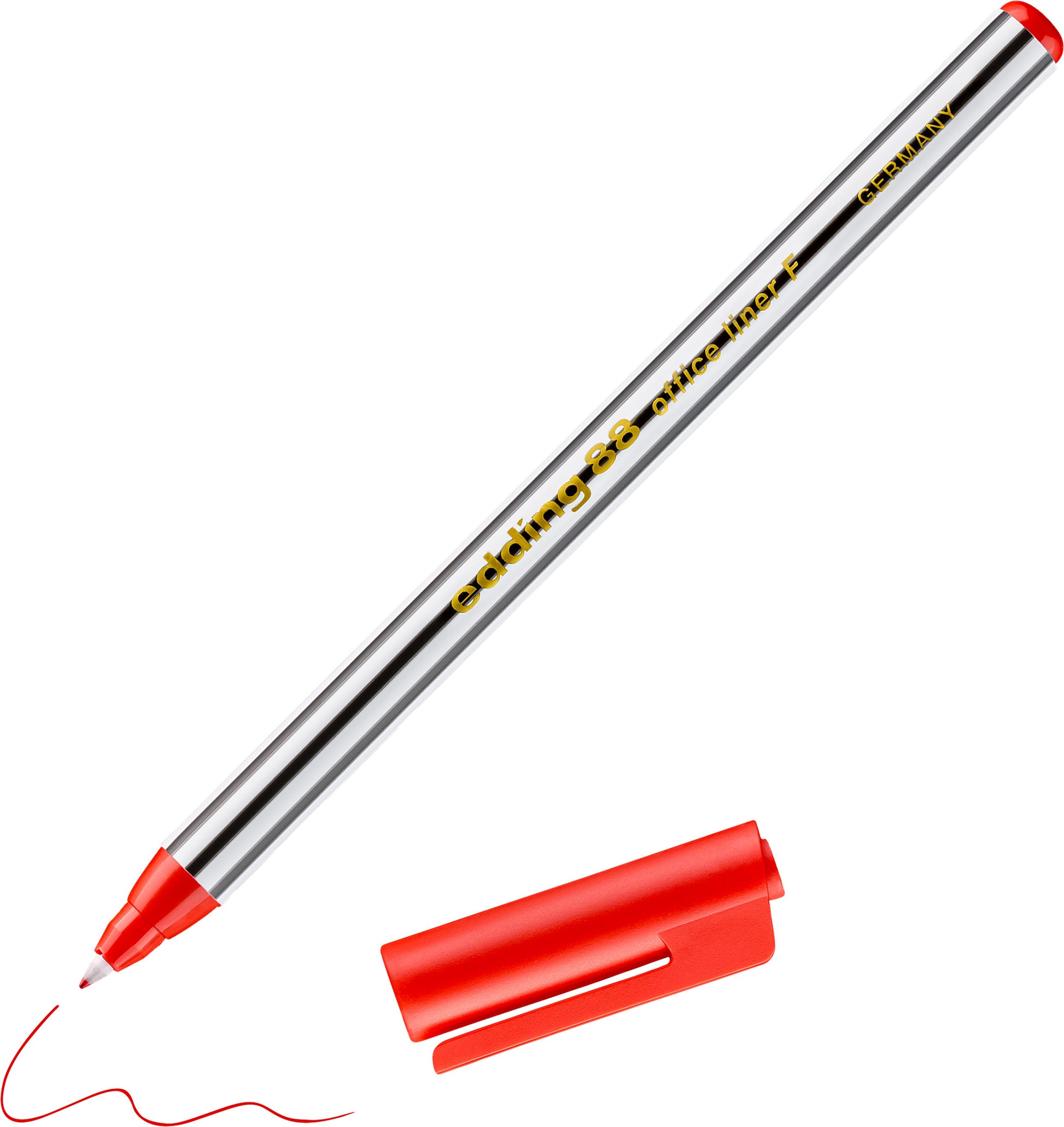EDDING Fineliner 88 officeliner 0,6mm 88-2 rot