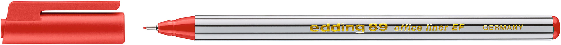 EDDING Fineliner 89 officeliner 0,3mm 89-2 rot