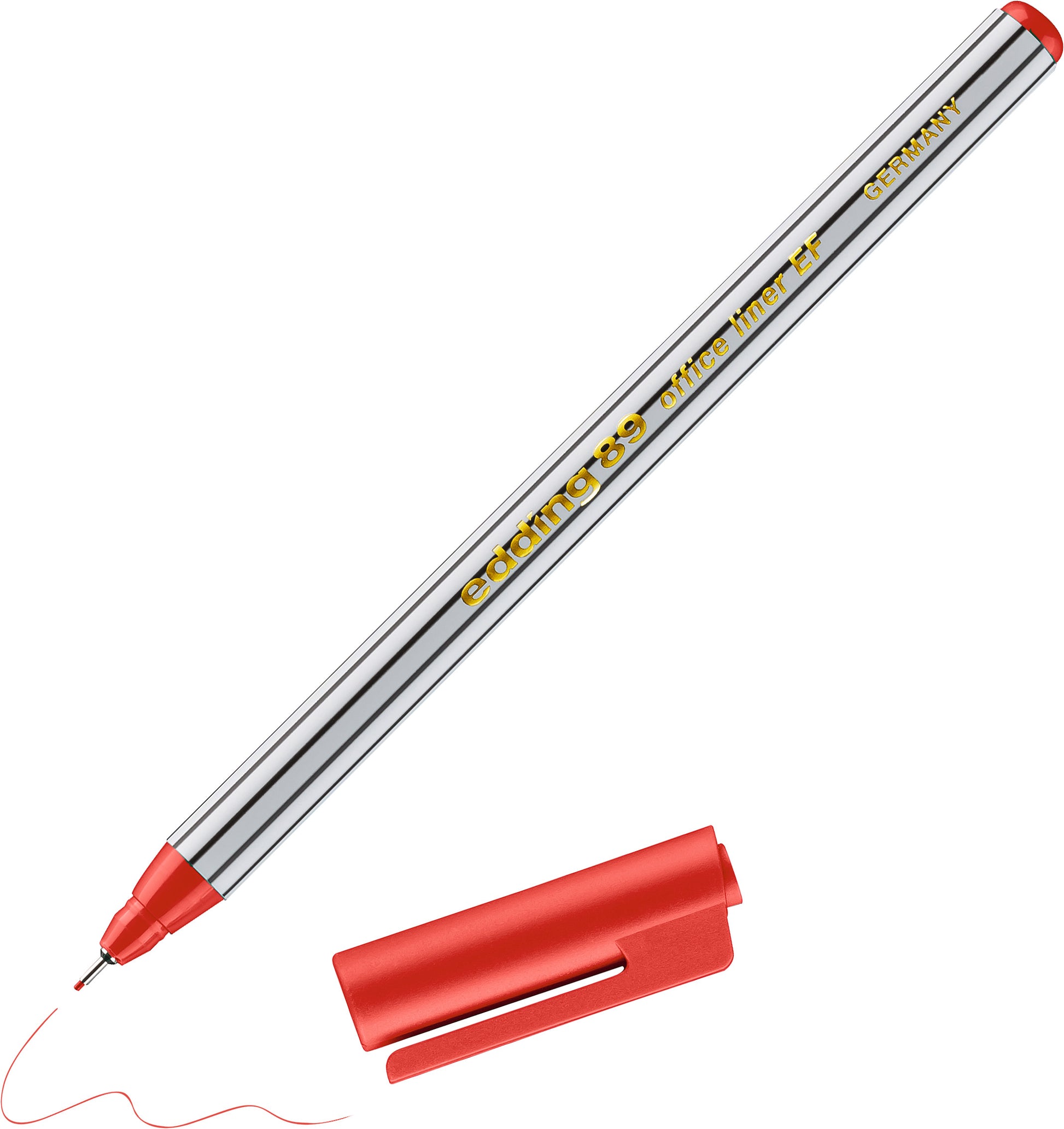 EDDING Fineliner 89 officeliner 0,3mm 89-2 rot