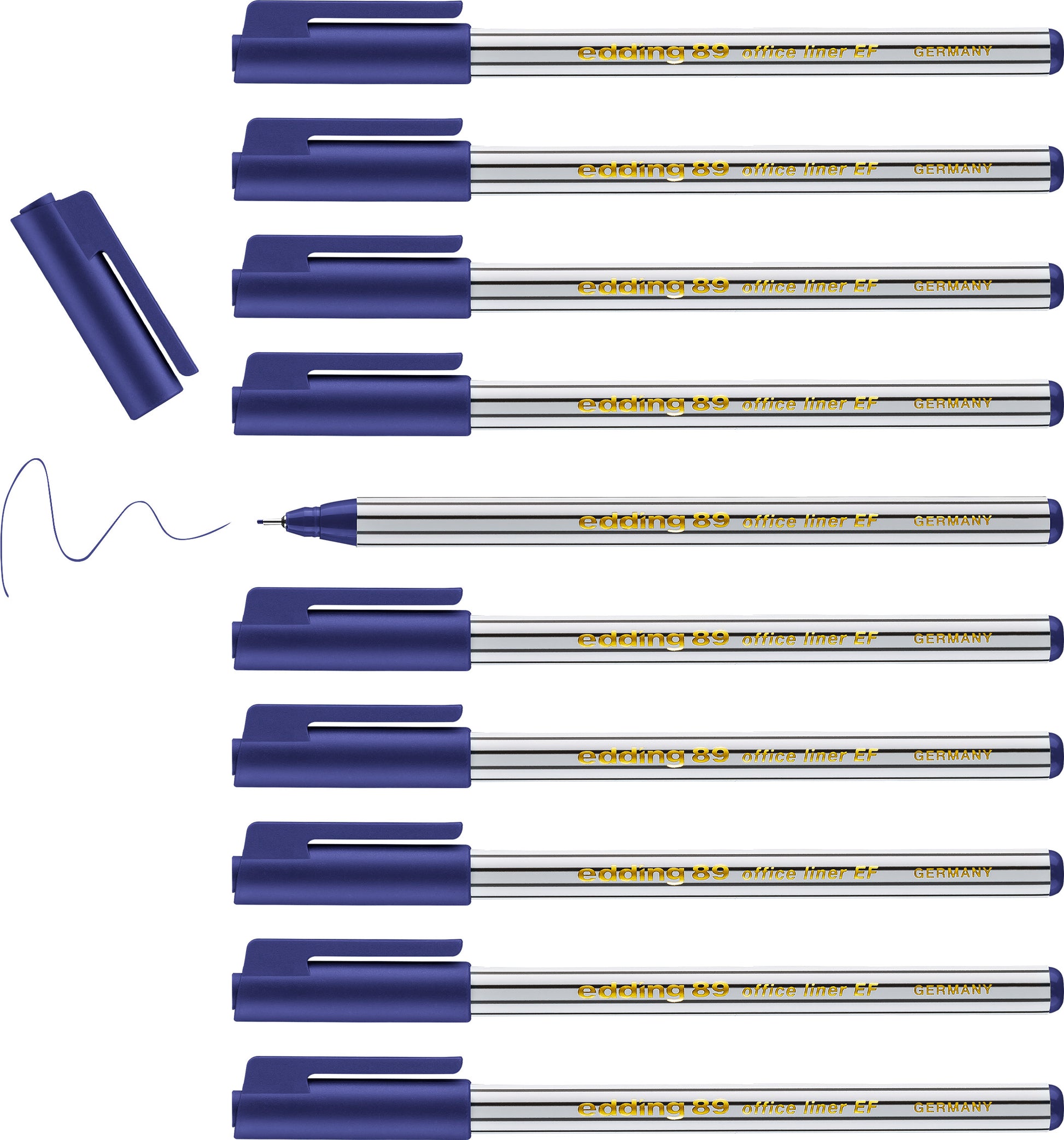 EDDING Fineliner 89 officeliner 0,3mm 89-3 blau