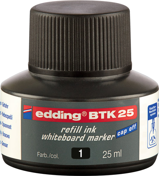 EDDING Nachfülltusche BTK25 BTK-25-1 schwarz