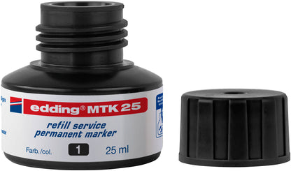 EDDING Tinte 25ml MTK-25-1 schwarz