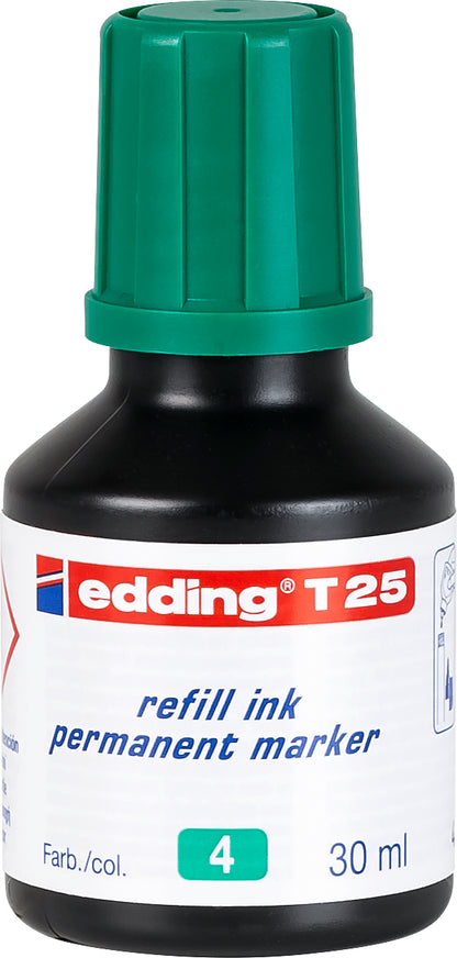 EDDING Nachfülltuschen T25 T-25-4 grün 30ml