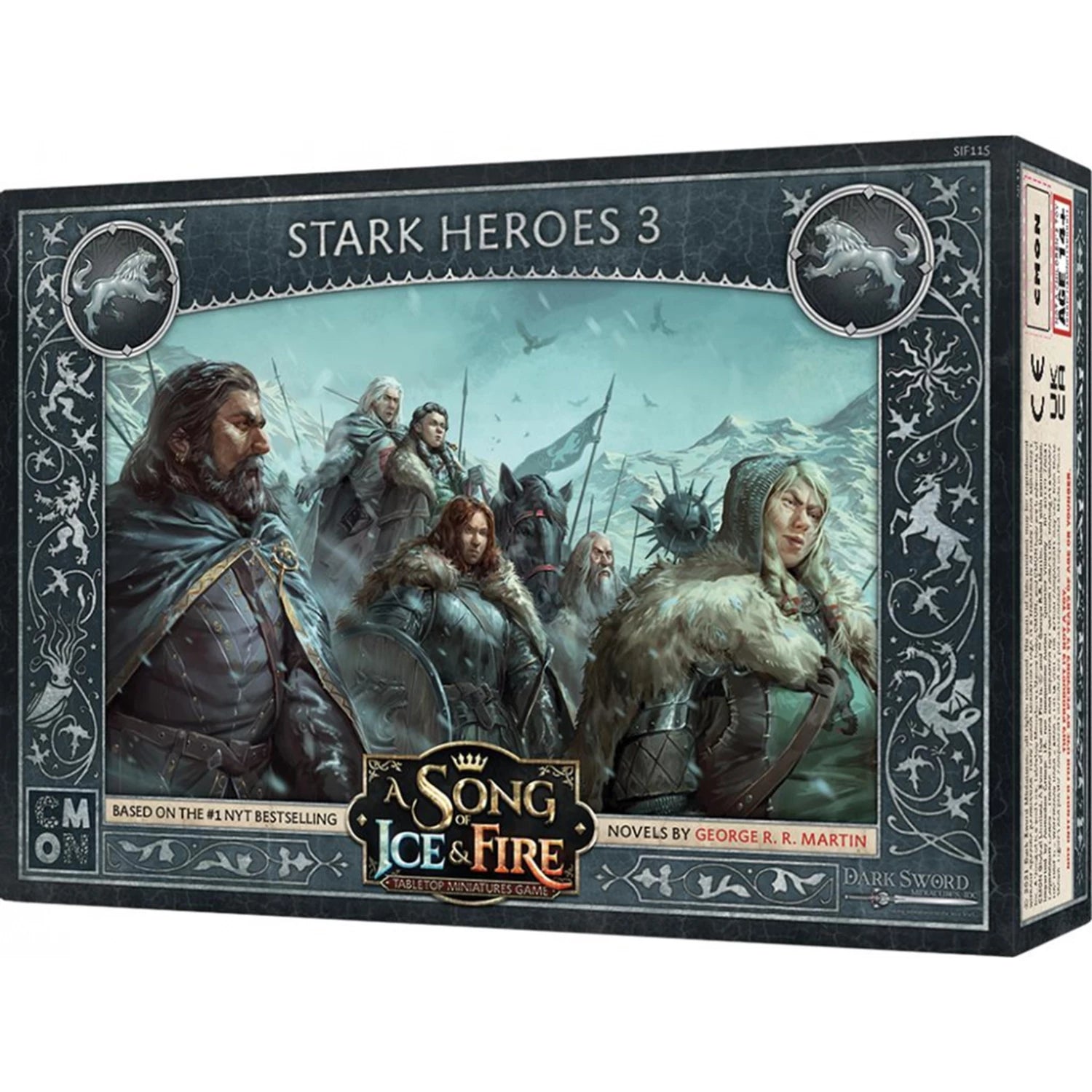 TDF LE TRONE DE FER HEROS STARK #3 (FR-DE-EN-ES)