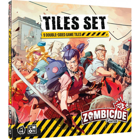 ZOMBICIDE (SAISON 1) SET DE DALLES (FR-DE-IT-EN-ES-IT-PL)